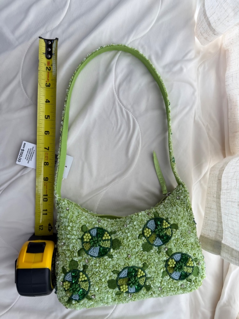 Vera Bradley Mini Roxbury Crescent Beaded Shoulder Bag - Picture 7 of 7